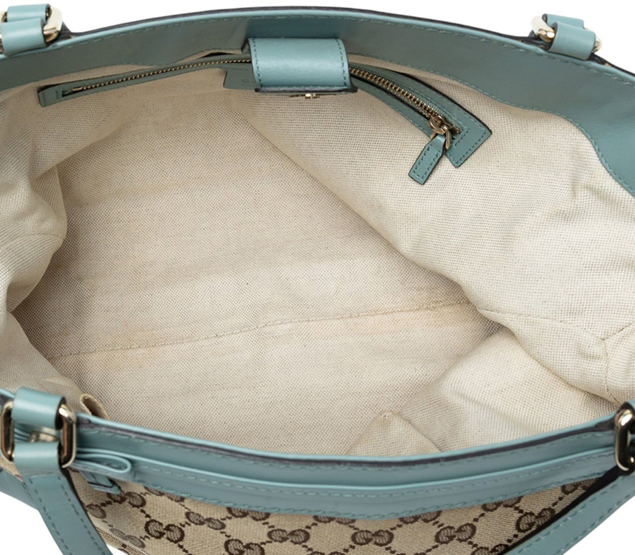 Gucci GG Canvas Mayfair Tote Bruin