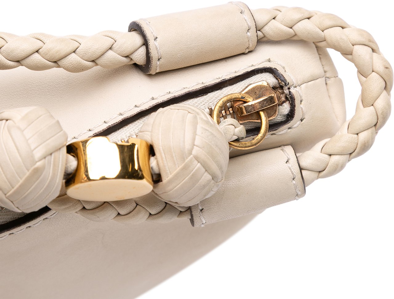 Gucci Leather Handmade Tote Wit