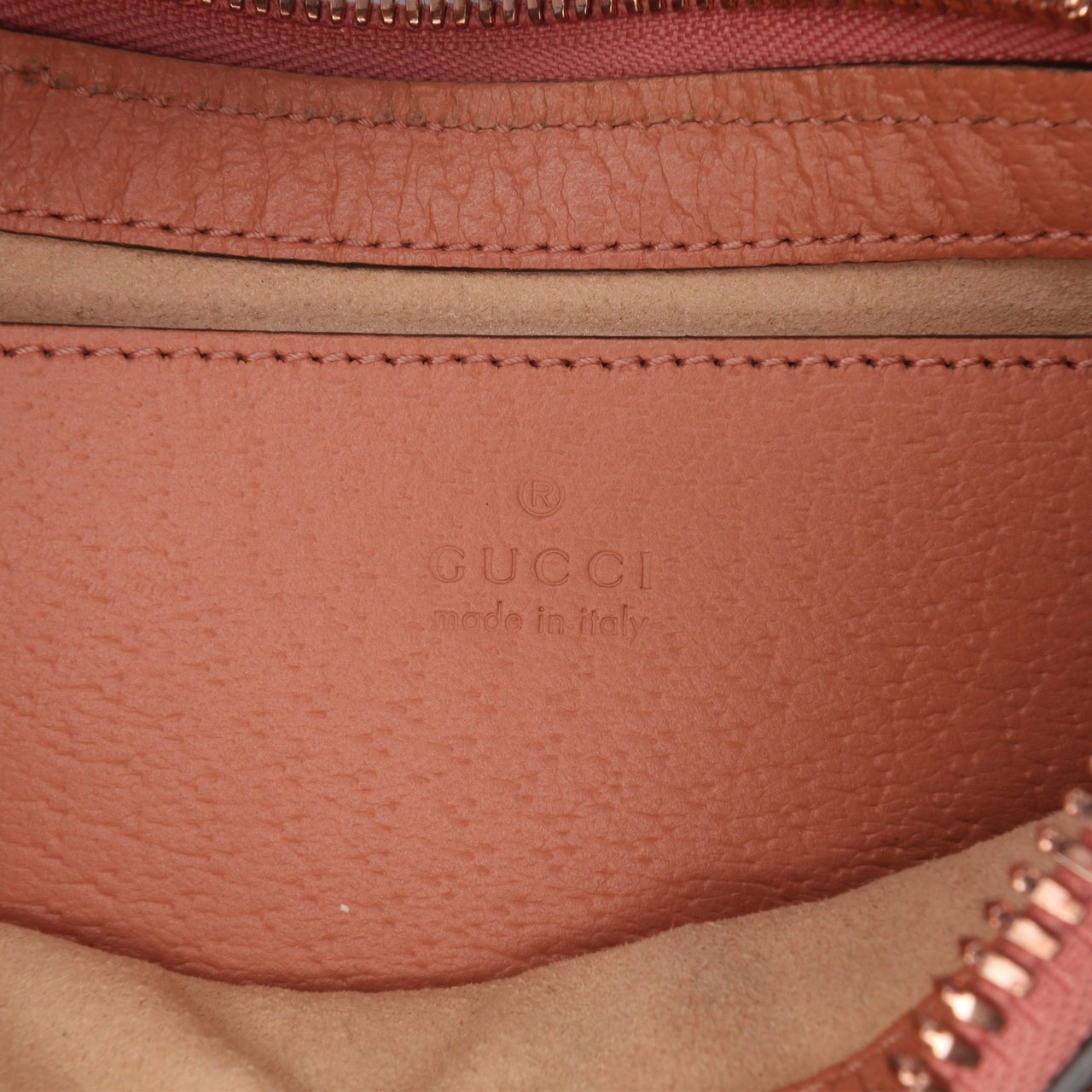Gucci Small GG Canvas Ophidia Shoulder Bag Roze