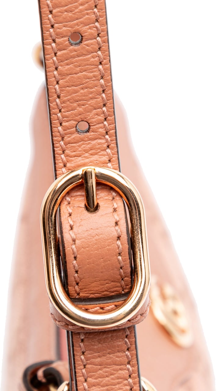 Gucci Small GG Canvas Ophidia Shoulder Bag Roze