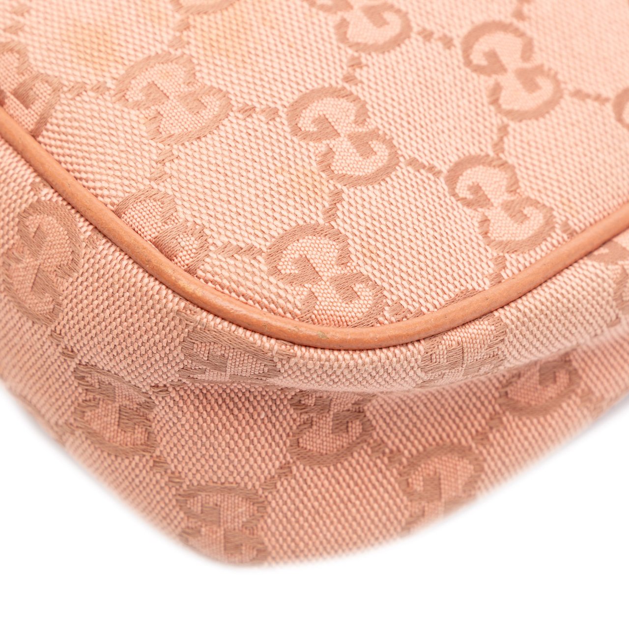 Gucci Small GG Canvas Ophidia Shoulder Bag Roze