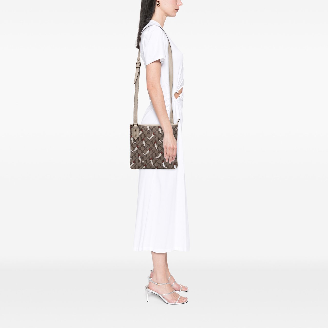 Gucci GG Supreme The Boot Crossbody Bruin