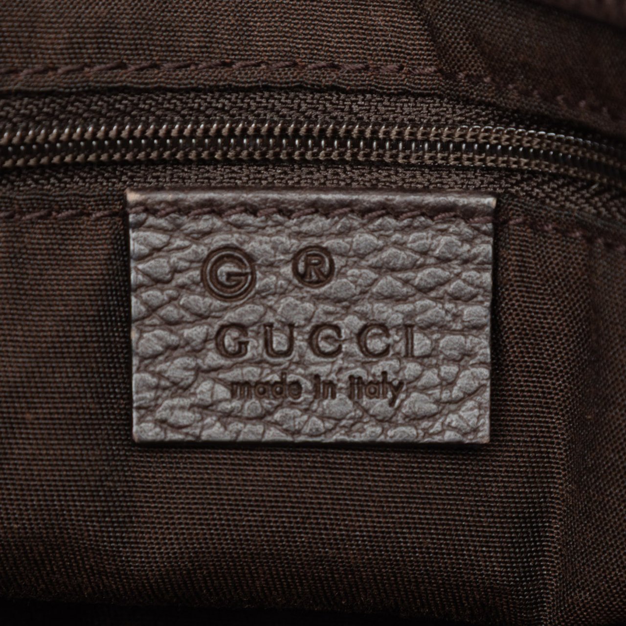 Gucci GG Crystal Abbey D Ring Tote Bruin