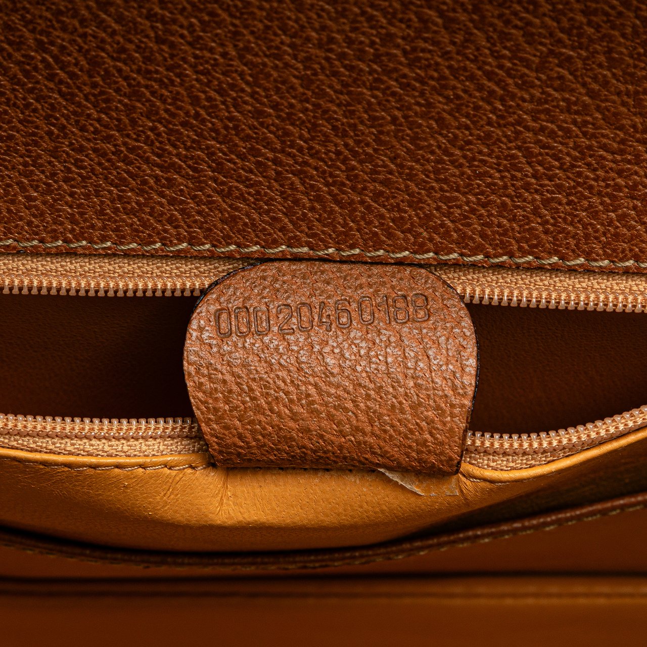 Gucci Grained Calfskin Bamboo Night Bruin
