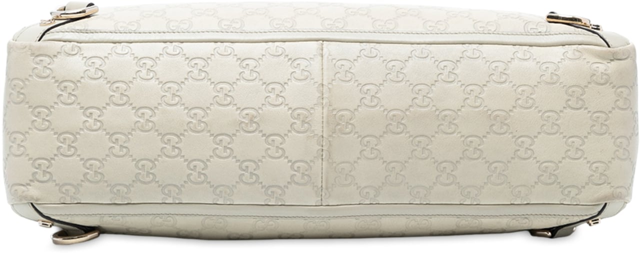 Gucci Guccissima Abbey D Ring Tote Wit