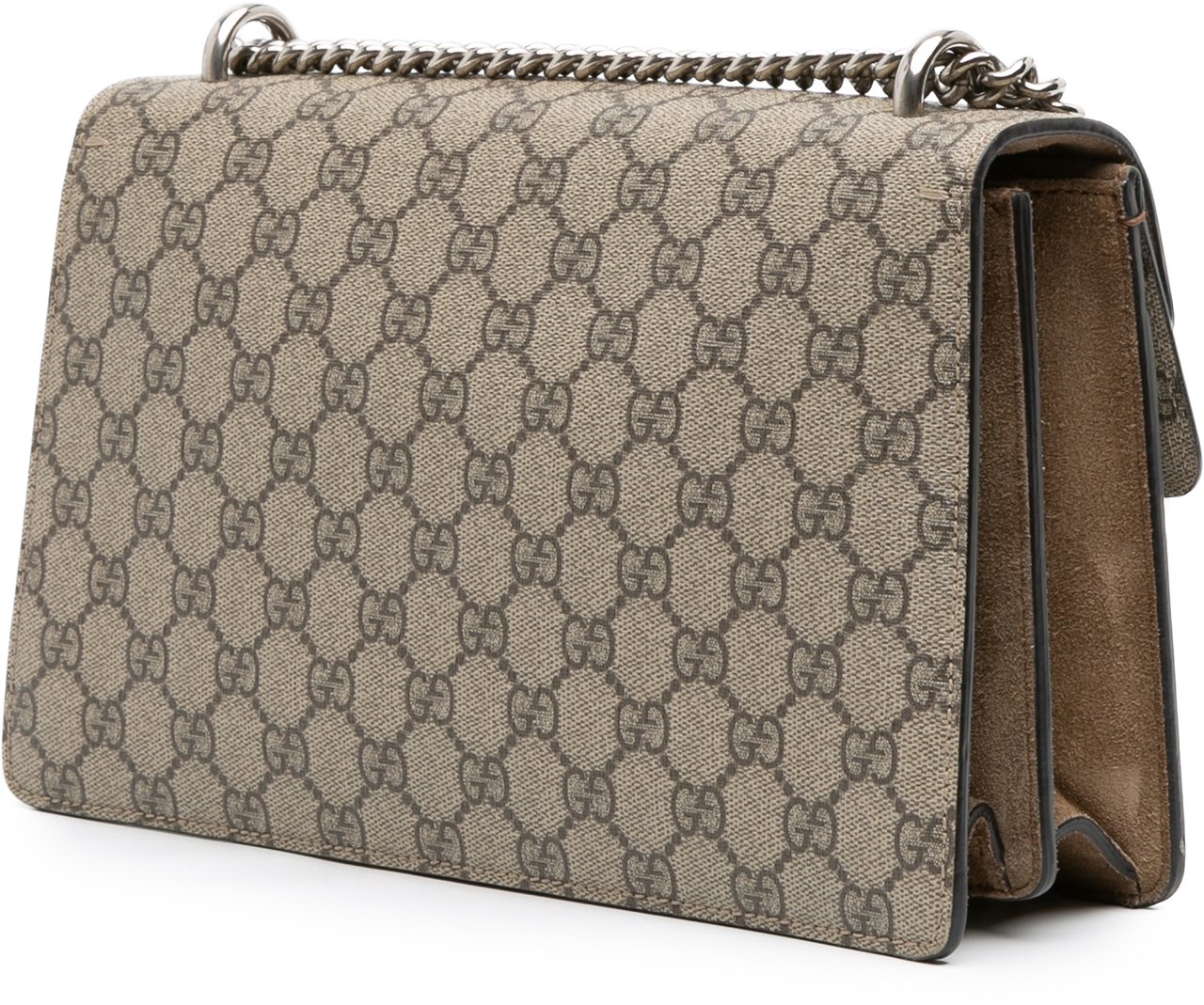 Gucci Small GG Supreme Dionysus Shoulder Bag Bruin