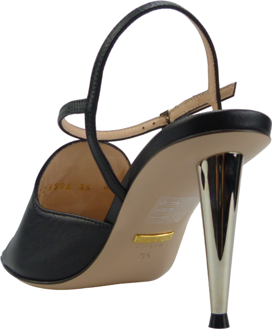 Gucci Sandalo con tacco Blondie nero Zwart
