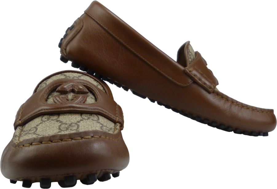 Gucci Mocassino Driver Uomo con Incrocio GG Bruin