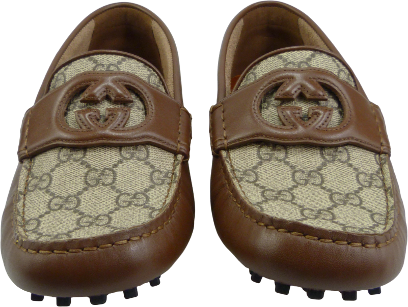 Gucci Mocassino Driver Uomo con Incrocio GG Bruin