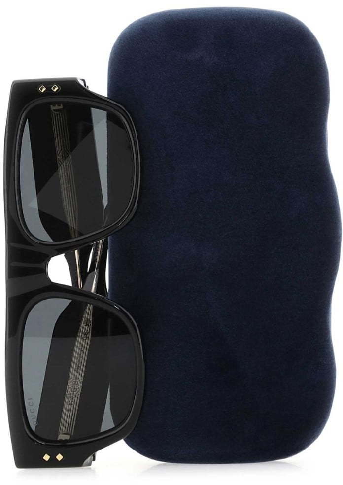 Gucci Square Sunglasses Zwart