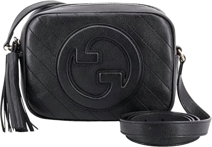Gucci Quilted Leather Shoulder Bag Wit