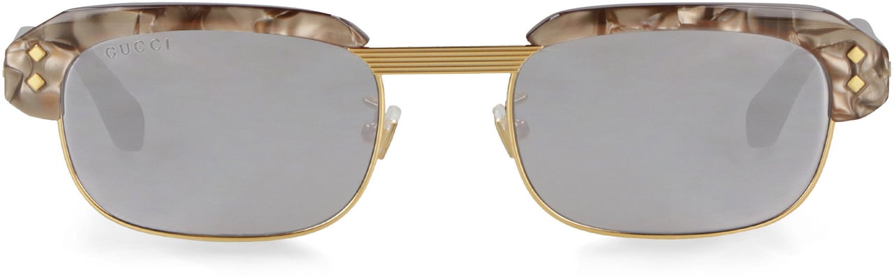 Gucci Rectangular frame sunglasses Bruin