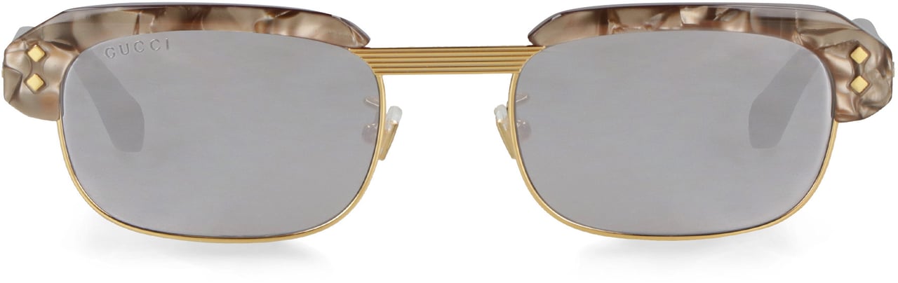 Gucci Rectangular frame sunglasses Bruin