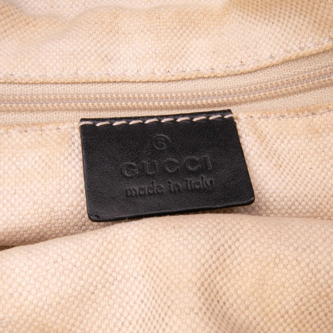 Gucci Diamante Canvas Sukey Satchel Bruin
