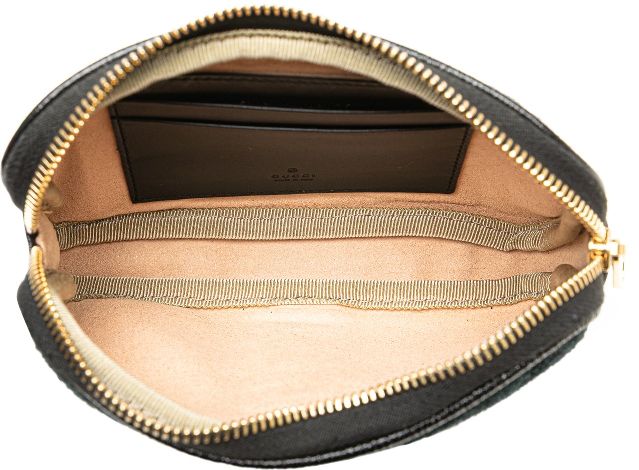 Gucci Small Suede Ophidia Belt Bag Blauw