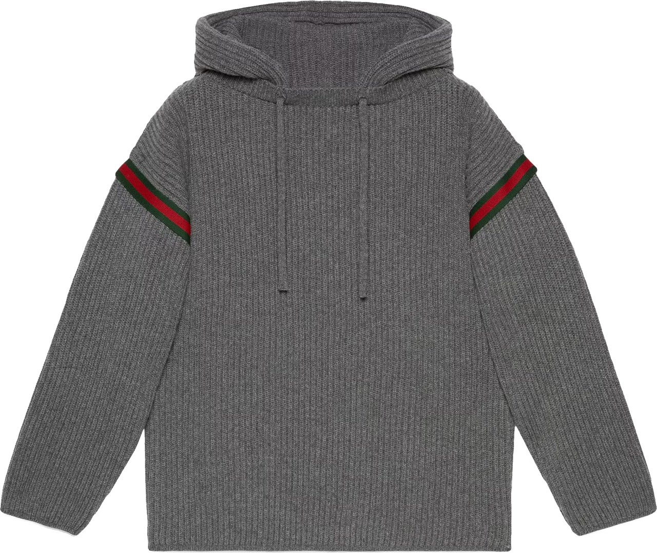 Gucci Wool Zipped Sweatshirt Grijs