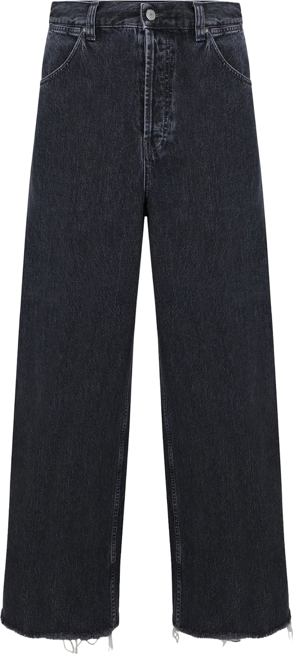 Gucci Wide-Leg Denim Jeans Zwart