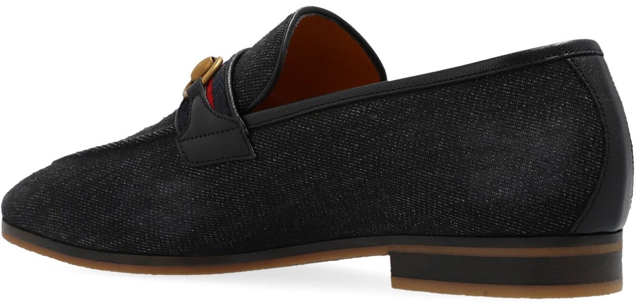 Gucci Gucci Denim Loafers Zwart