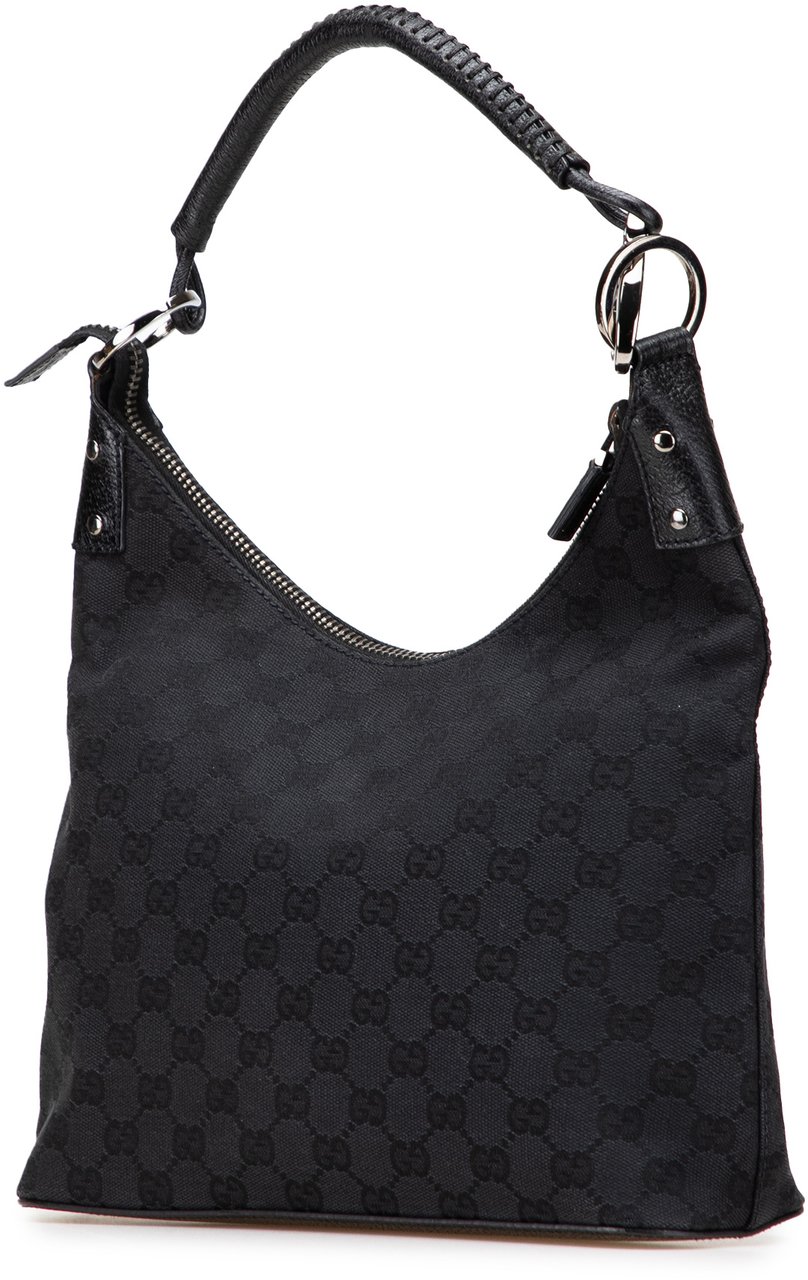 Gucci GG Canvas Shoulder Bag Zwart