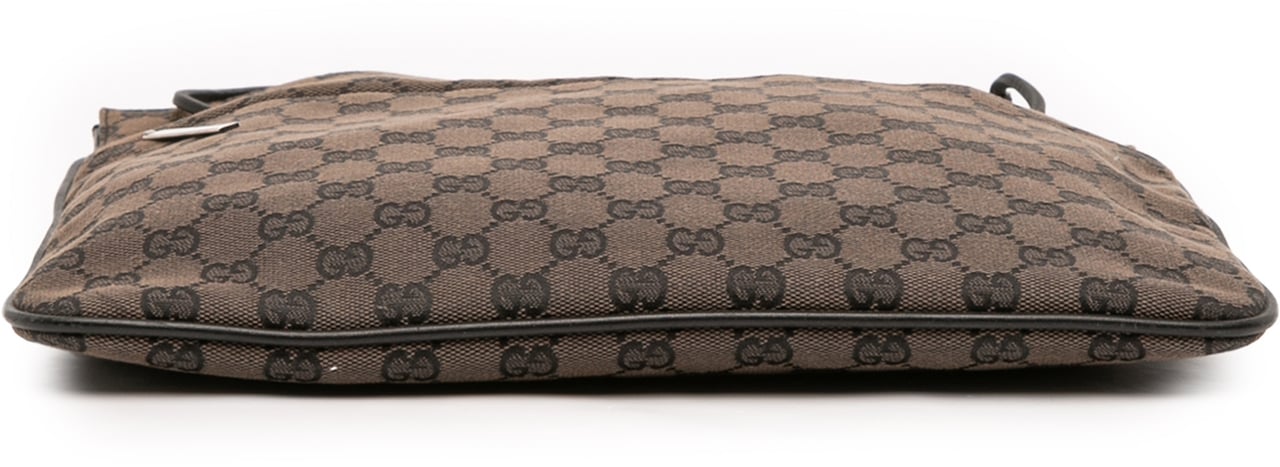 Gucci GG Canvas Shoulder Bag Bruin