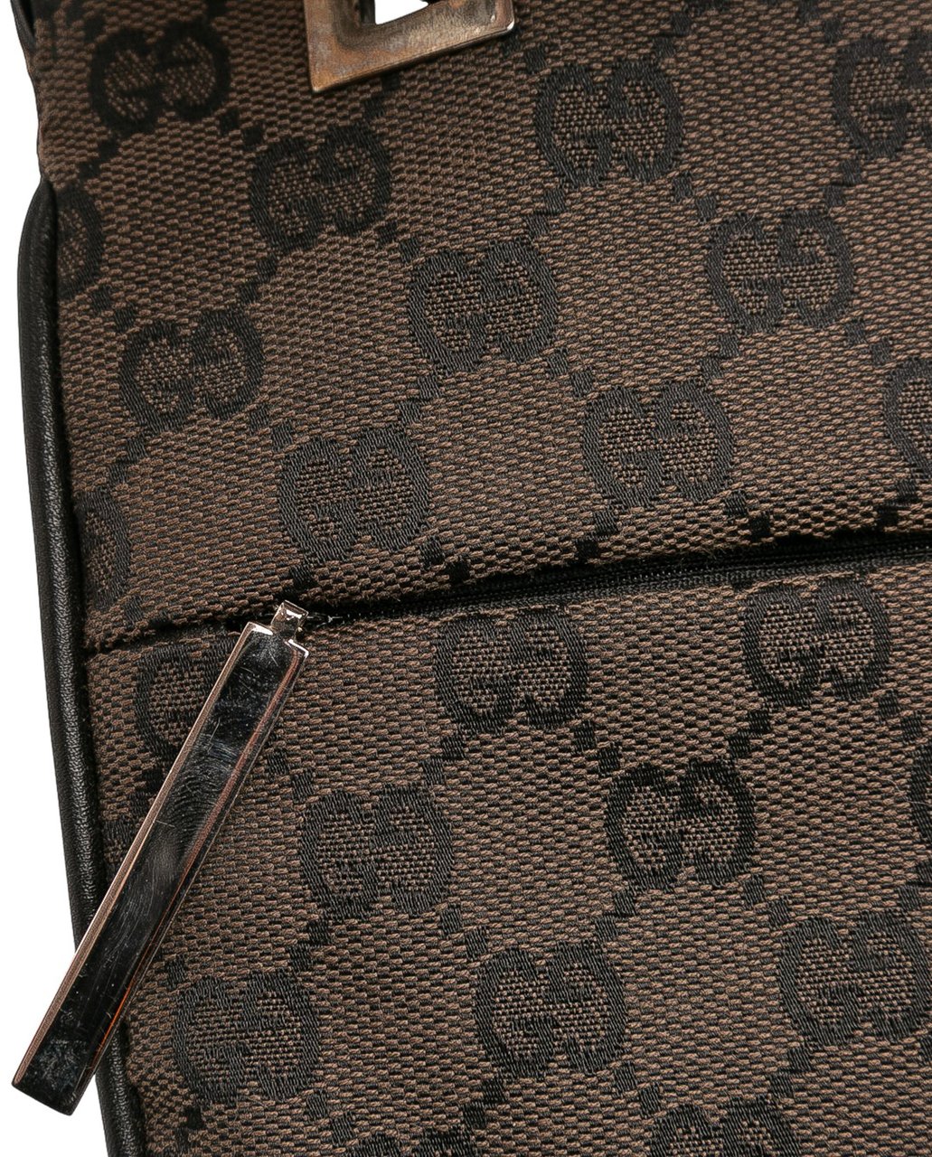Gucci GG Canvas Shoulder Bag Bruin