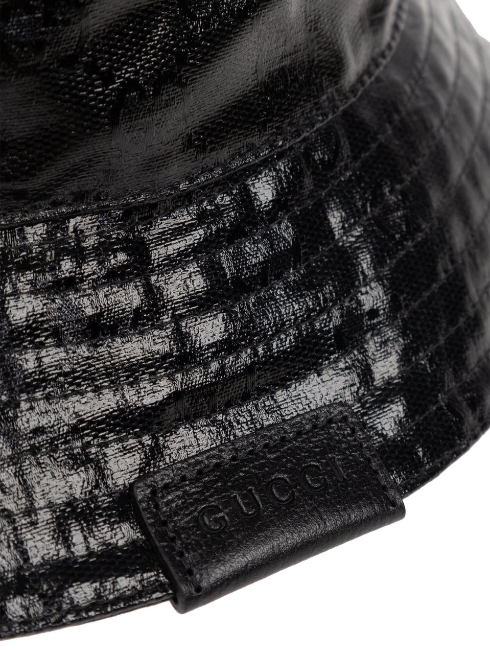 Gucci Gg Monogram Bucket Hat Zwart