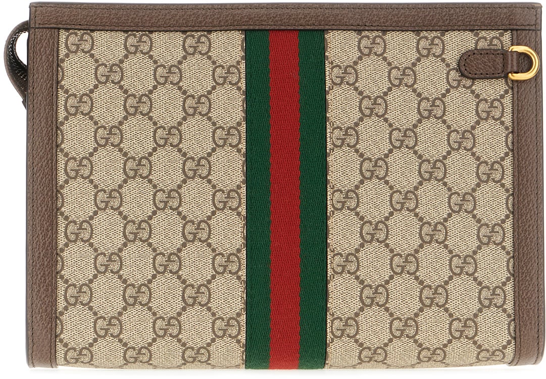 Gucci Gucci GG Supreme fabric Ophidia GG clutch Divers