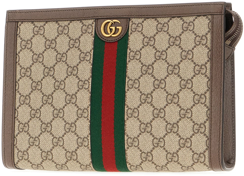 Gucci Gucci GG Supreme fabric Ophidia GG clutch Divers