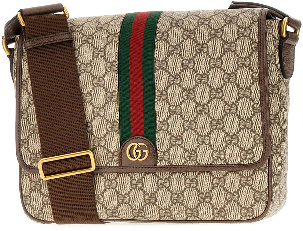 Gucci Gucci GG Supreme fabric medium Ophidia crossbody bag Divers