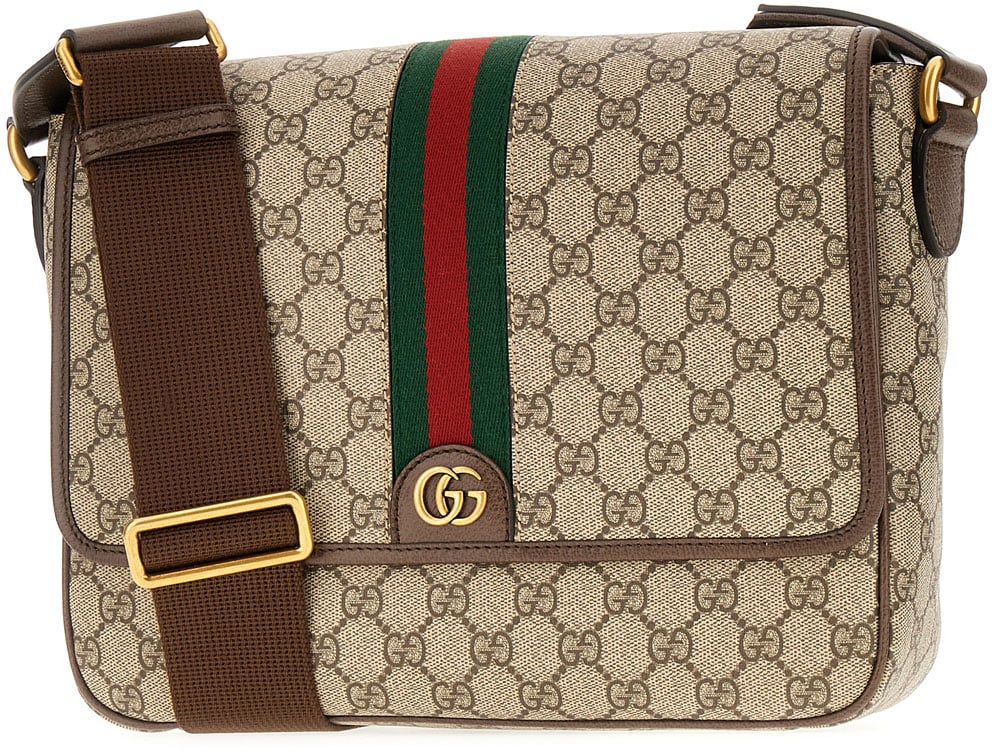 Gucci GG Supreme fabric medium Ophidia crossbody bag Divers