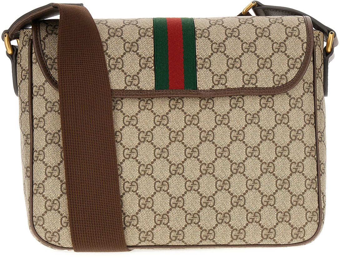 Gucci GG Supreme fabric medium Ophidia crossbody bag Divers