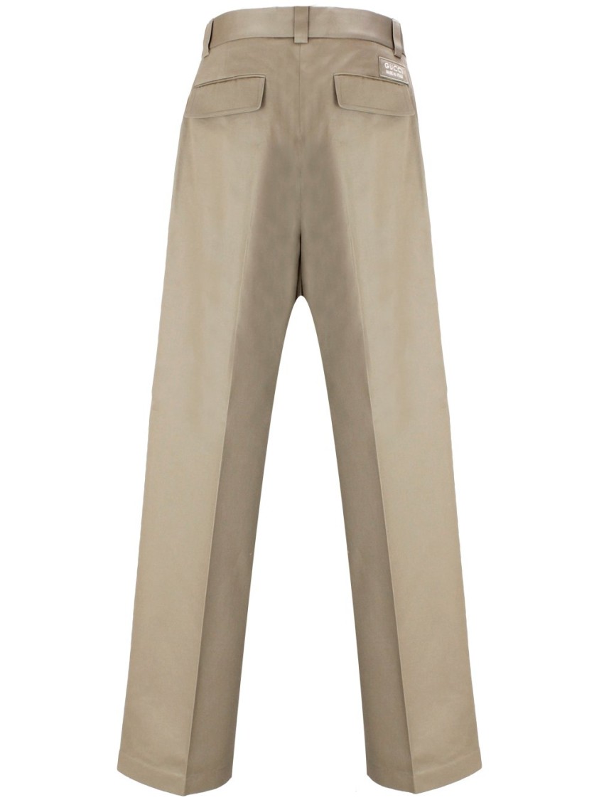 Gucci Relaxed Fit Cargo Pants With Spacious Side Pockets Roze