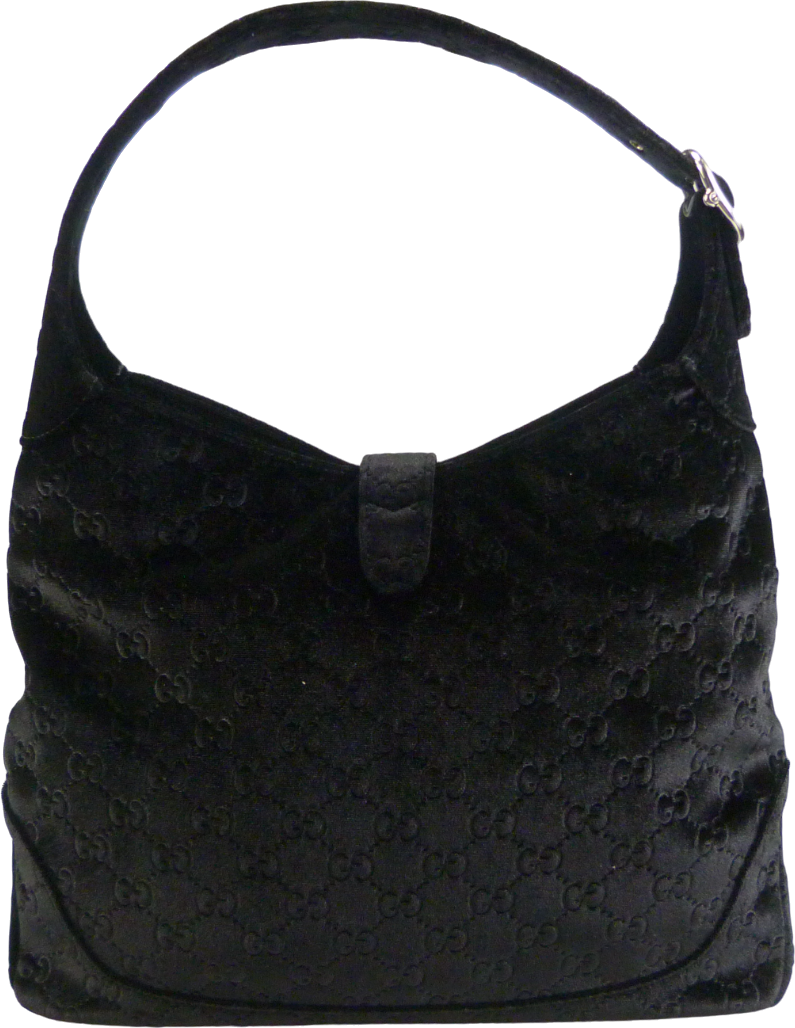 Gucci Borsa Jackie 1961 media in velluto Zwart