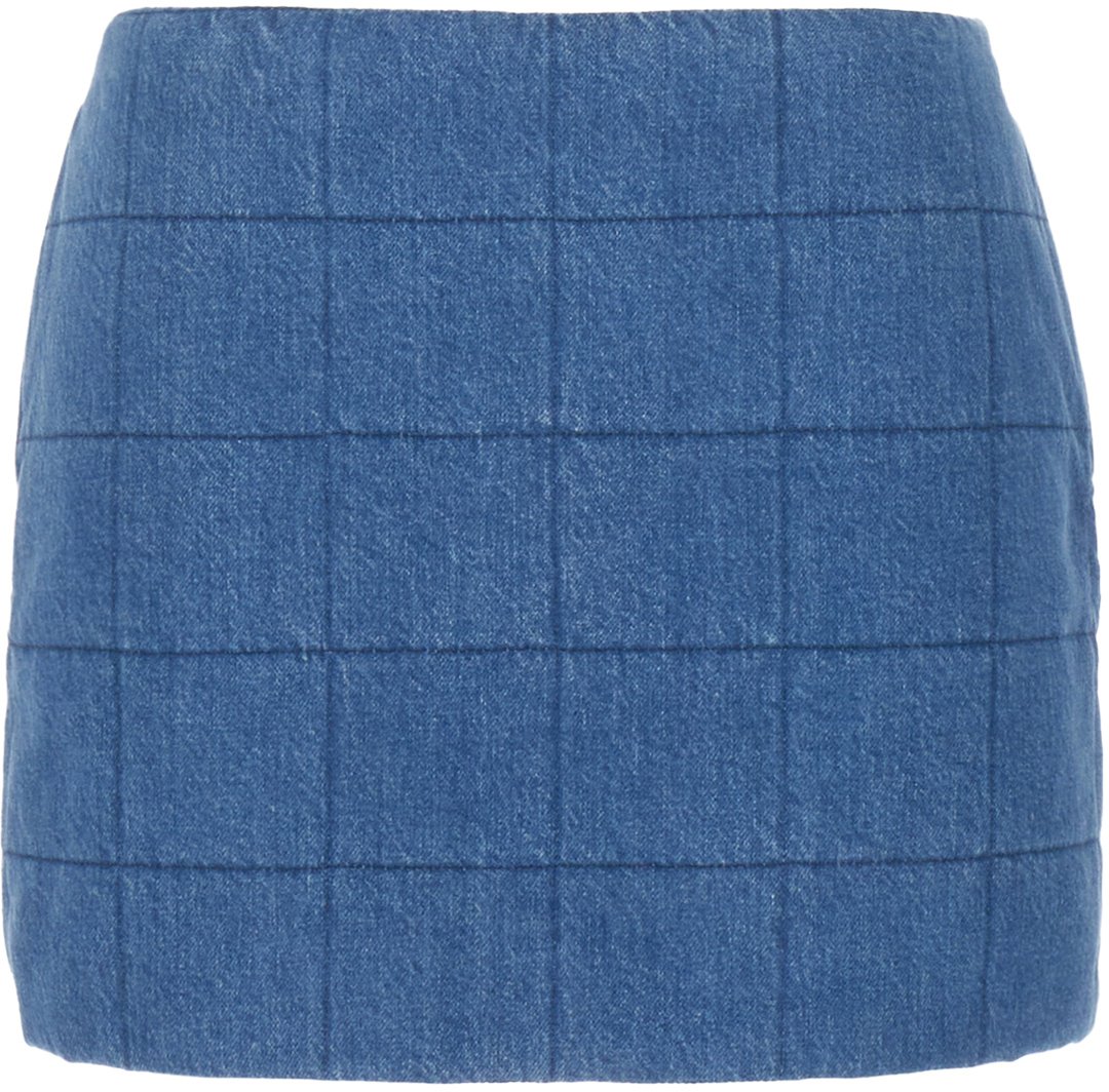 Gucci Gucci Denim mini skirt Blauw
