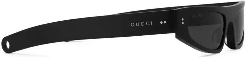 Gucci Black Cat Eye Slim Frame Sunglasses Zwart