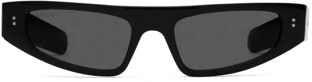 Gucci Black Cat Eye Slim Frame Sunglasses Zwart