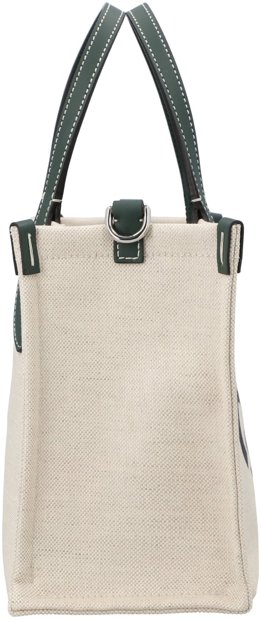 Gucci Small Tote Bag With Print Green Grijs
