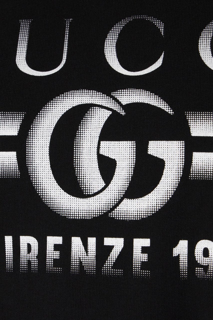 Gucci Gucci Black cotton sweatshirt Zwart