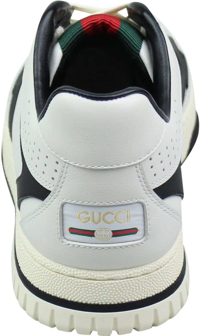 Gucci Gucci Leather Re-Web Trainer 'Wit' Wit