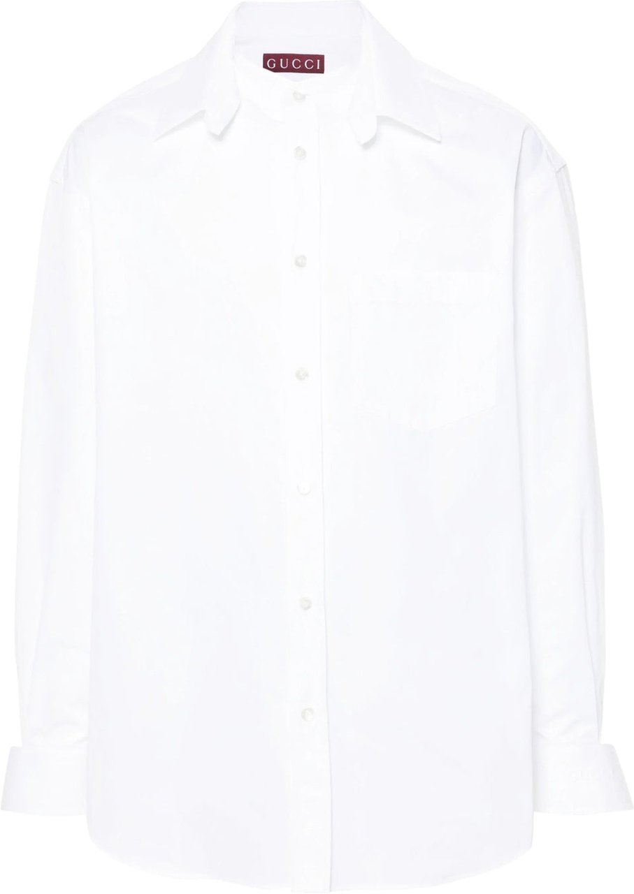 Gucci Cotton Logo Shirt Wit