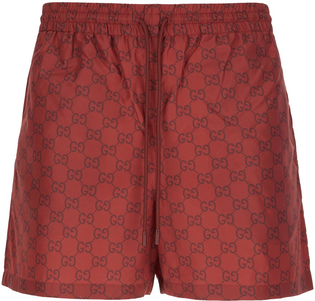 Gucci Gucci Printed nylon swimming shorts Divers
