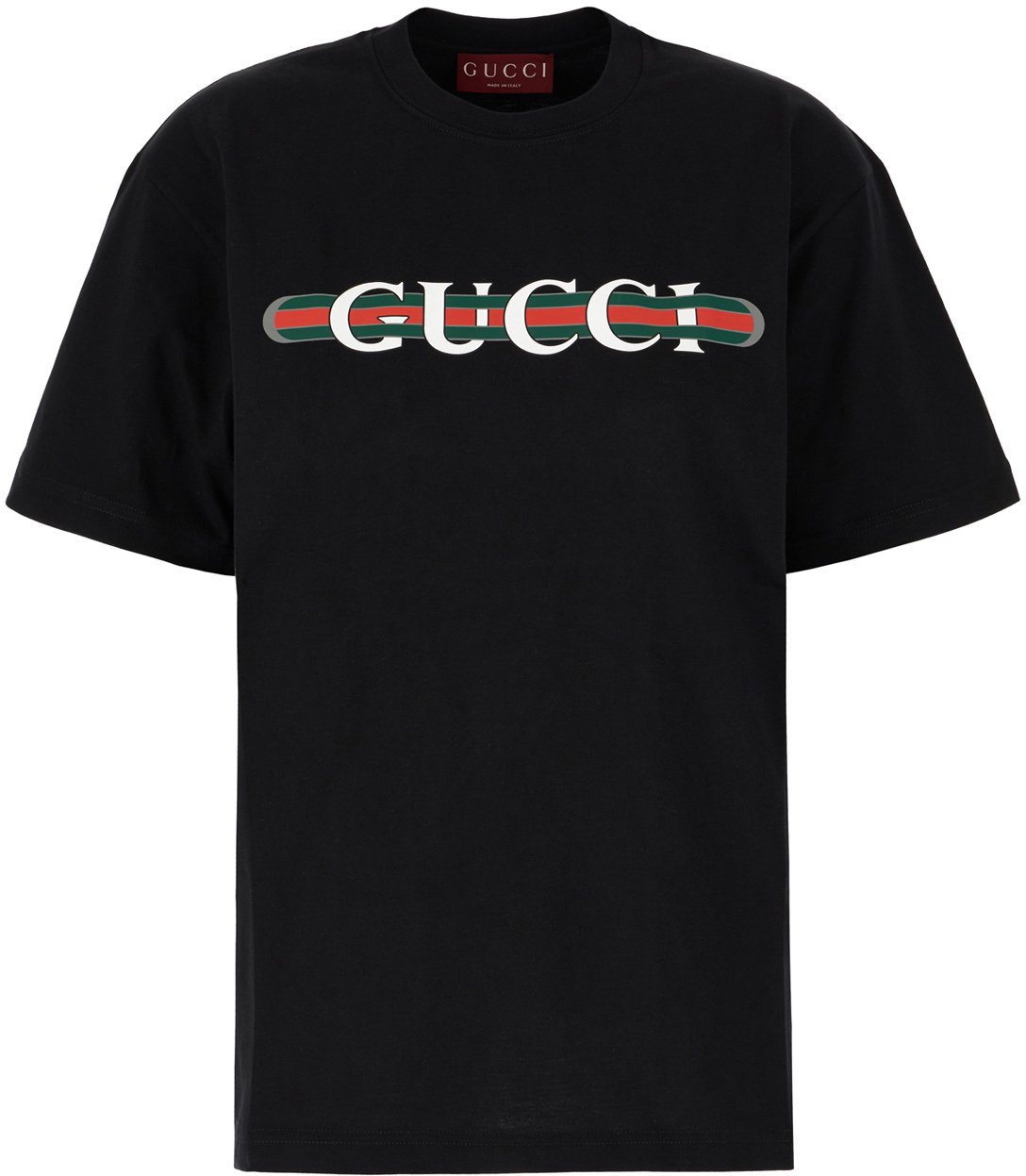 Gucci Gucci Black cotton t-shirt Zwart