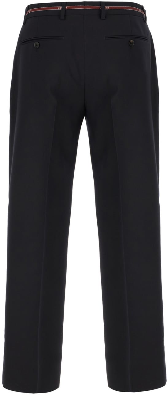 Gucci Gucci Black wool pants Zwart