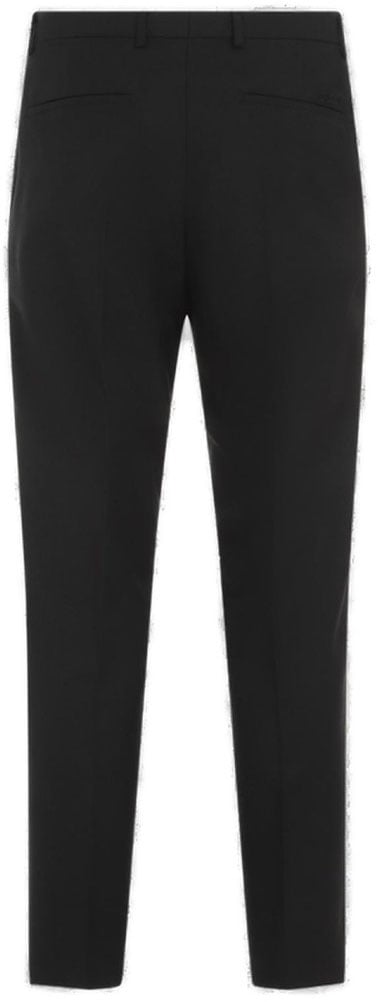 Gucci Wool Blend Twill Pants Zwart