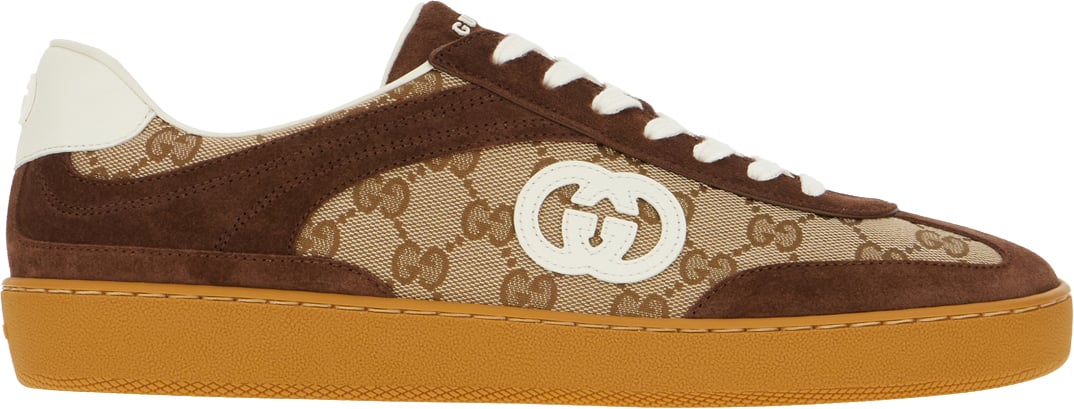 Gucci GG fabric and suede sneakers Divers