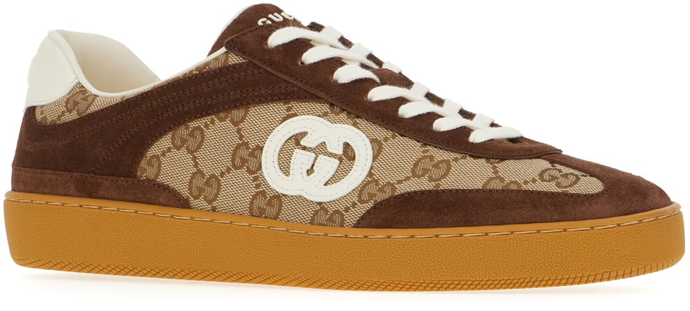 Gucci GG fabric and suede sneakers Divers