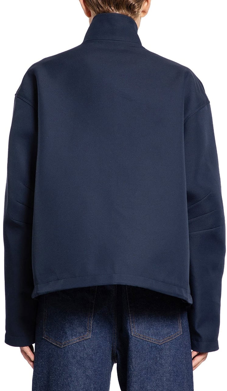 Gucci Wool Blend Jacket Blauw