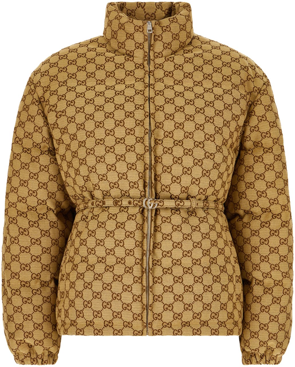 Gucci Gucci Embroidered cotton blend down jacket Divers