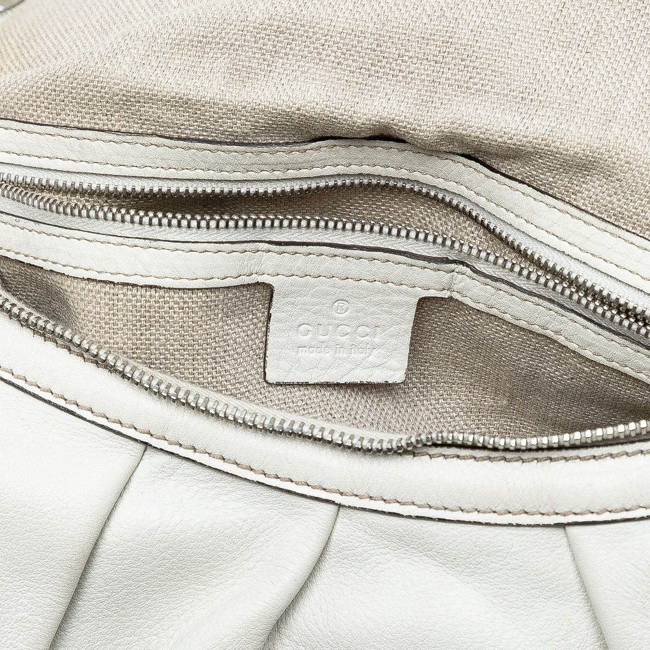 Gucci Medium Pebbled Calfskin Icon Bit Satchel Wit