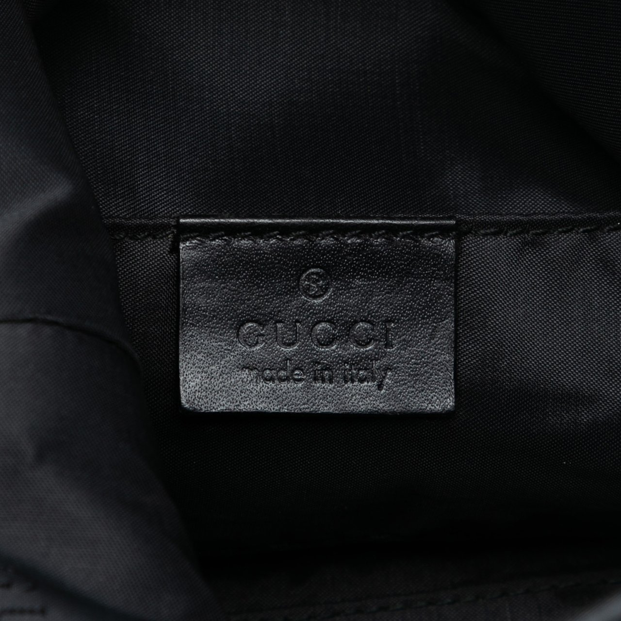 Gucci Nylon Shoulder Bag Zwart